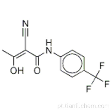 (2Z) -2-Ciano-3-hidroxi-N- [4- (trifluorometil) fenil] but-2-enamida CAS 163451-81-8